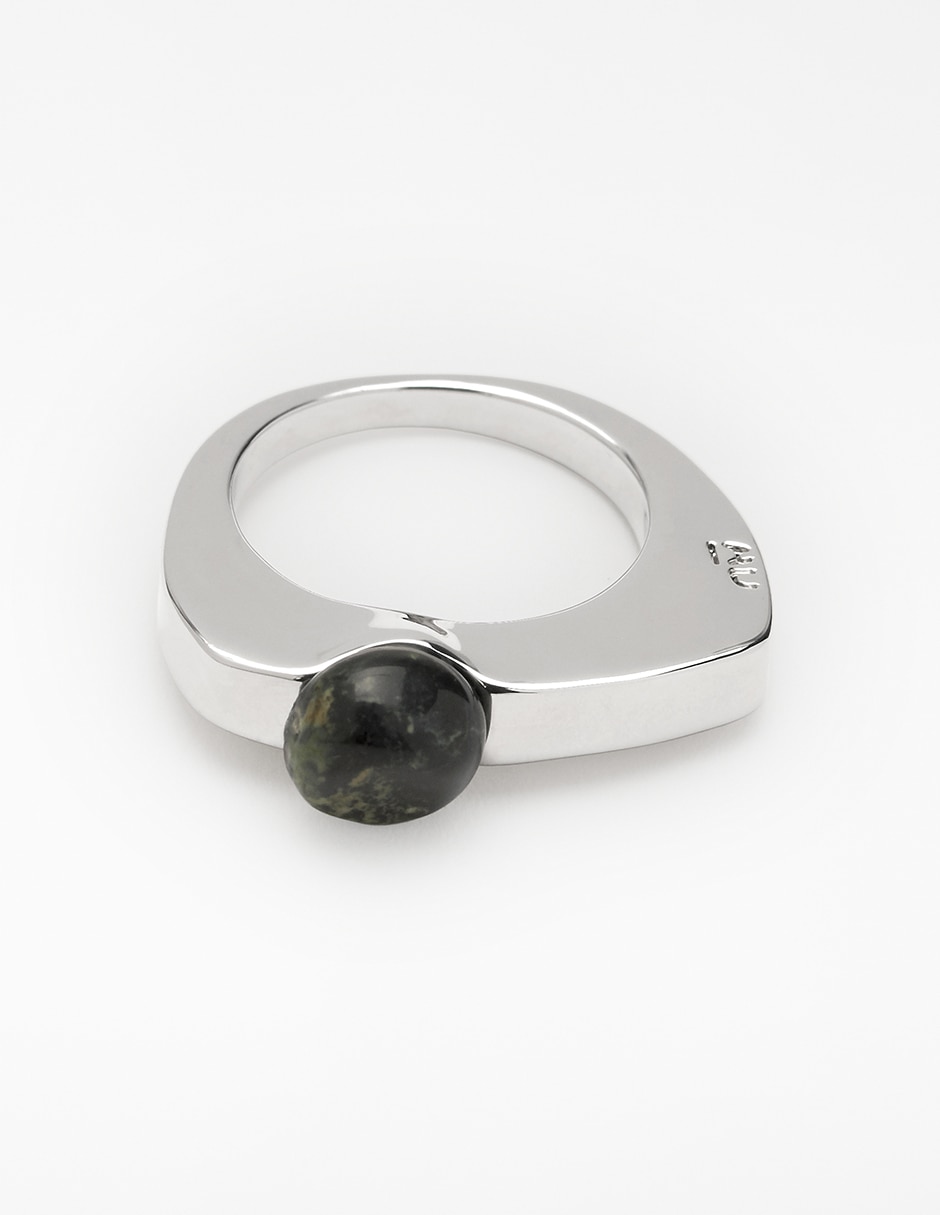 Anillo redondo plateado Anillo redondo plateado