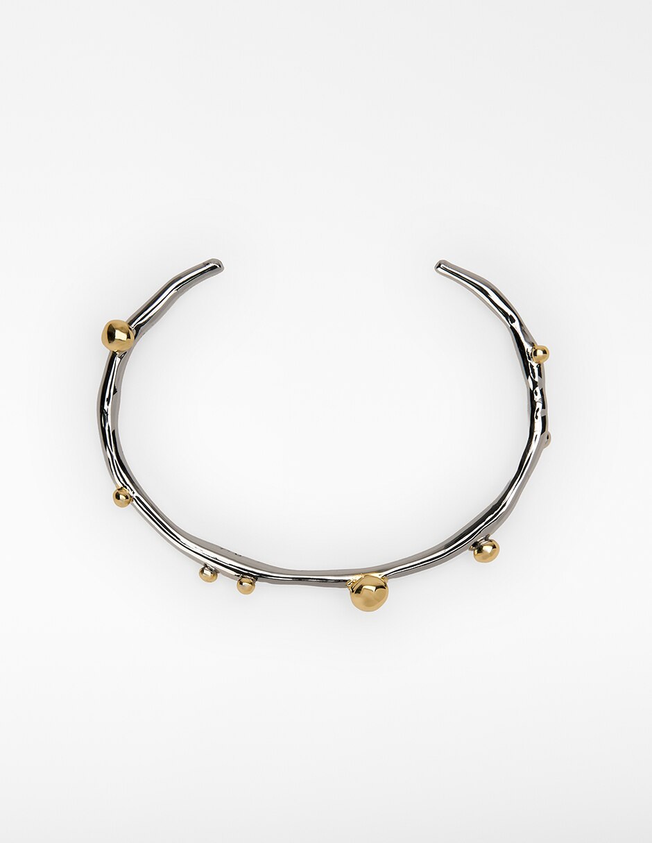 Pulsera acabado plateado 4