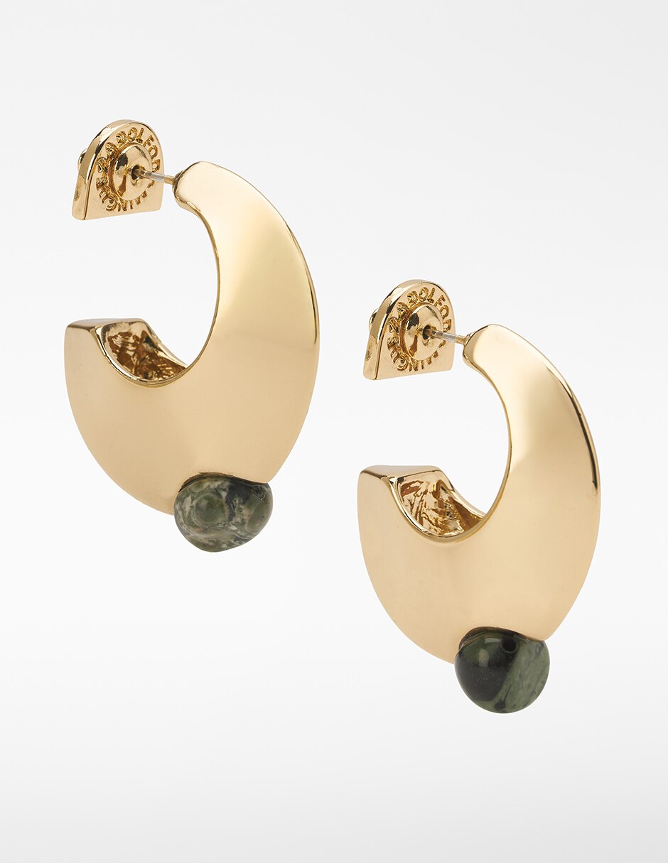 Aretes circulares con acabado liso 2