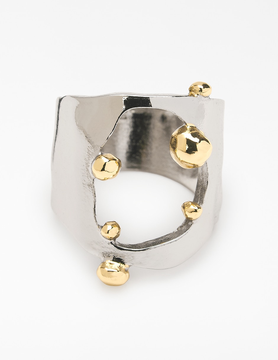 Anillo plateado 3