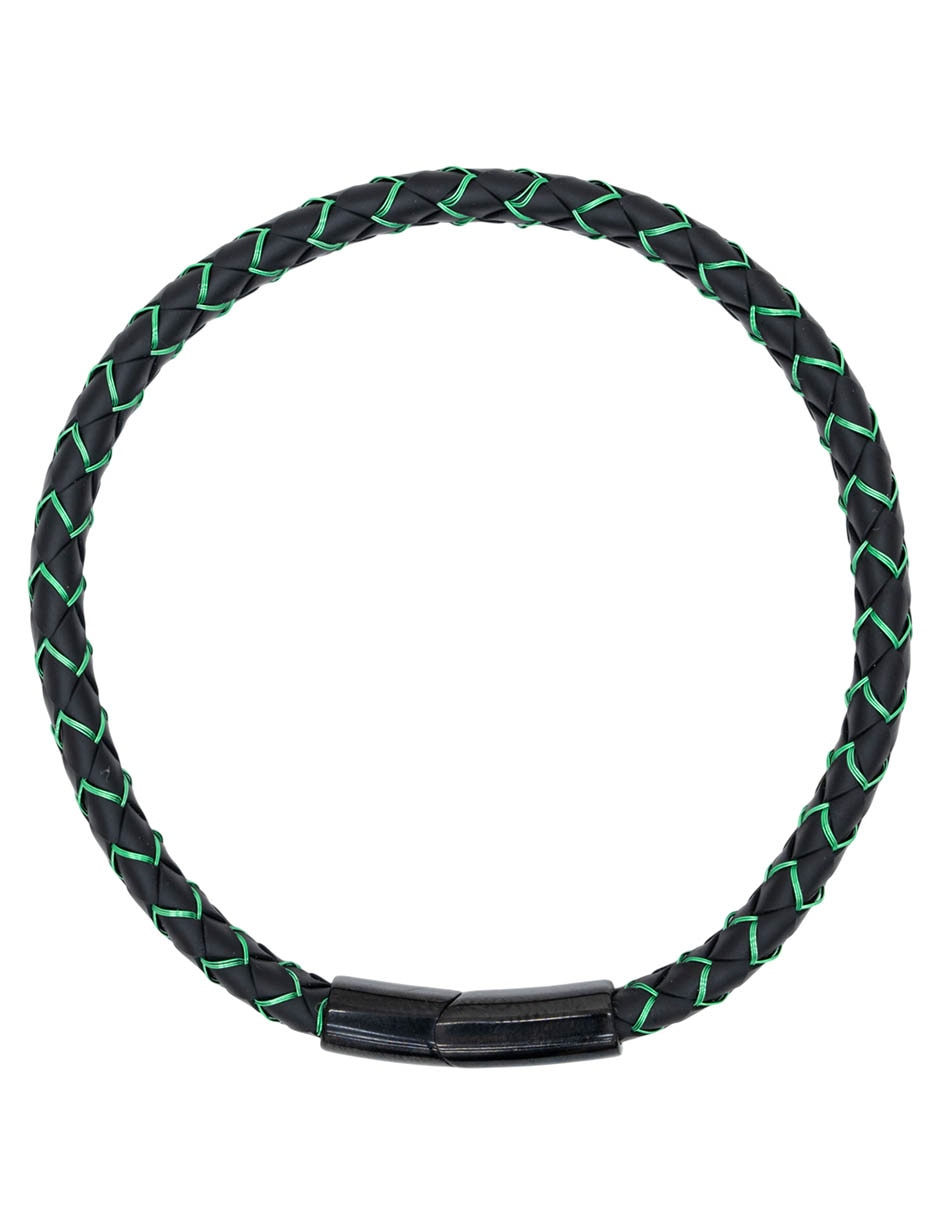 Pulsera de caucho con serpiente acabado