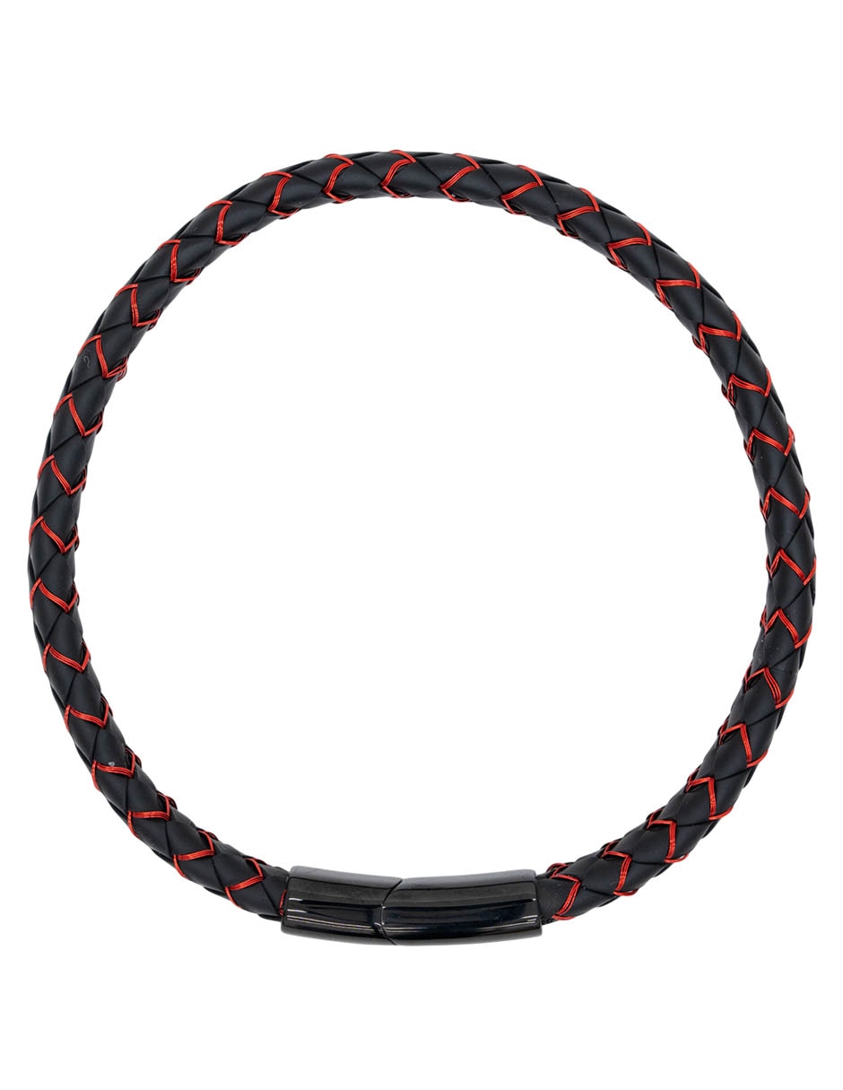Pulsera de caucho con serpiente acabado