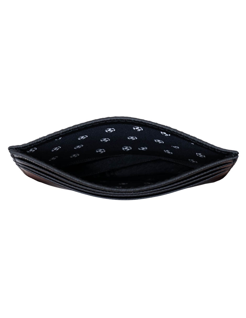 Cartera de piel fútbol méxico para hombre 3