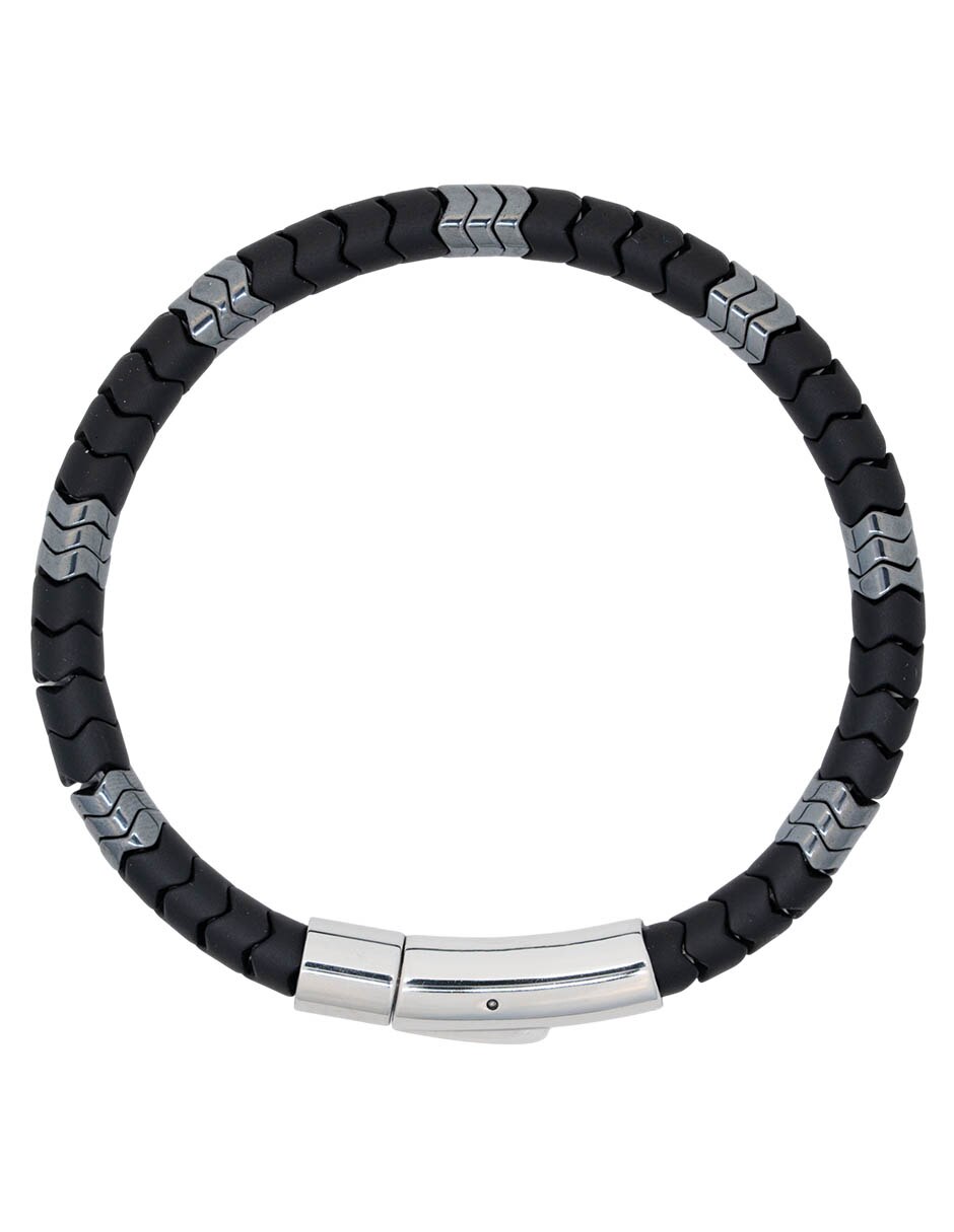 Pulsera joyería con hematita serpiente