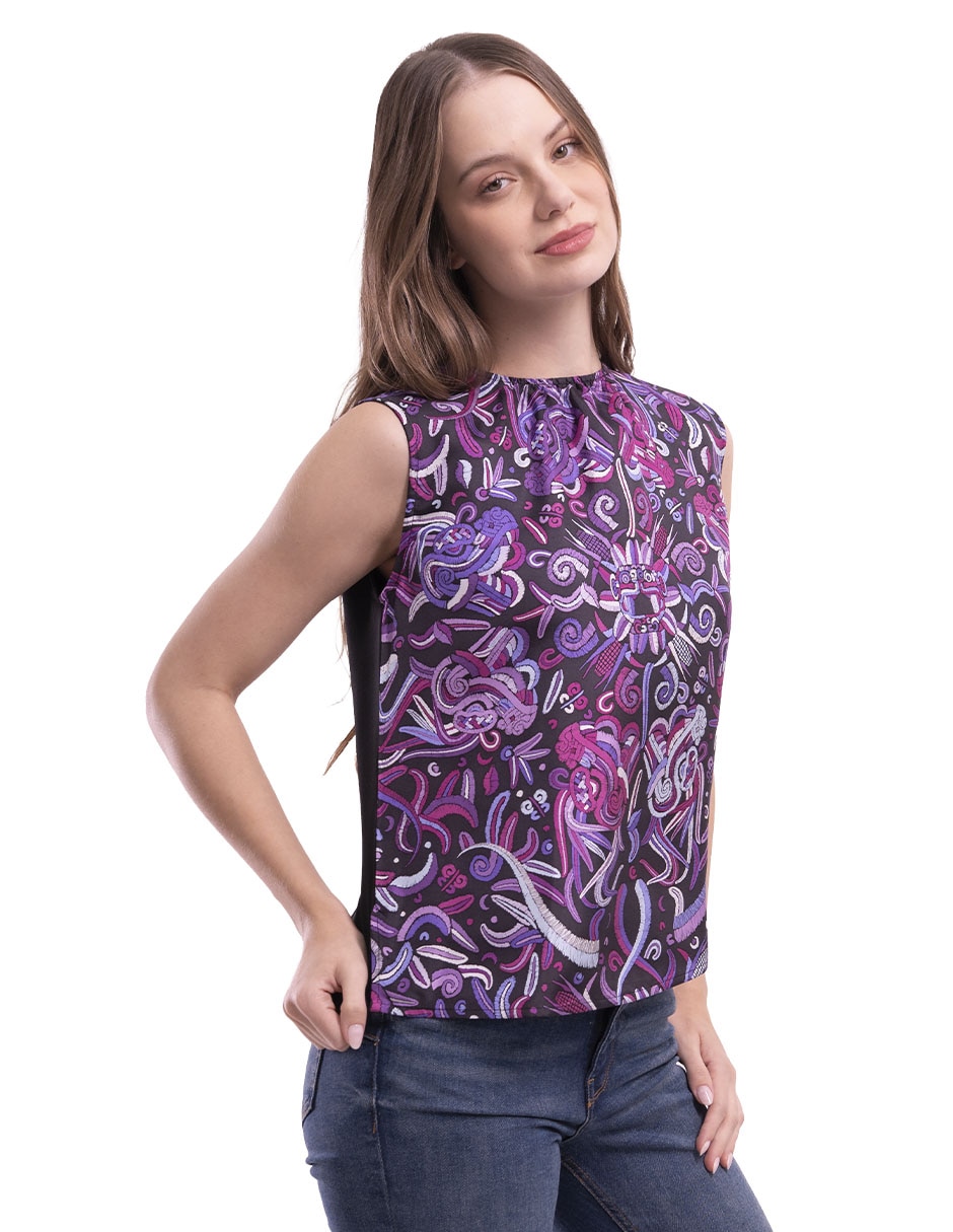 Blusa quetzalcóatl para mujer Blusa quetzalcóatl para mujer