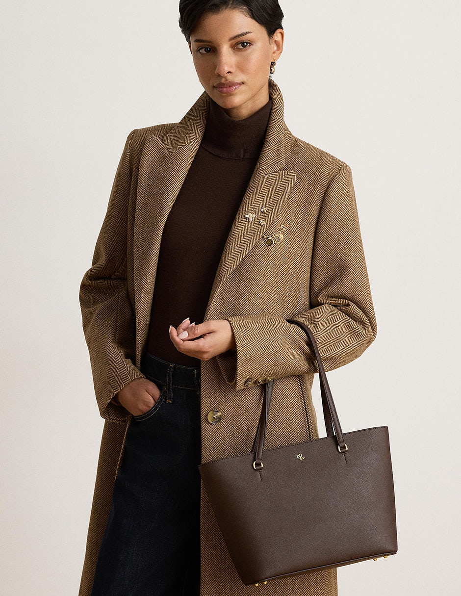 Bolsa tote de piel para mujer 6