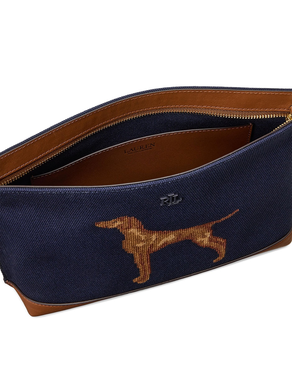 Bolsa pouch de piel para mujer 4