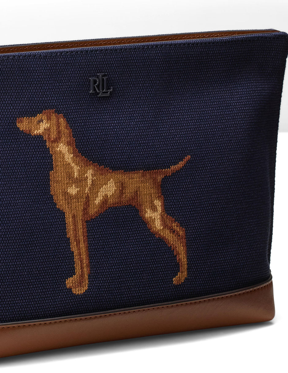 Bolsa pouch de piel para mujer 5