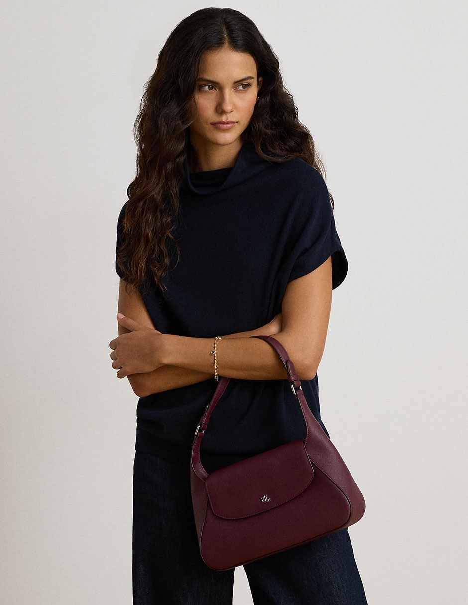 Bolsa shoulder de piel para mujer 6