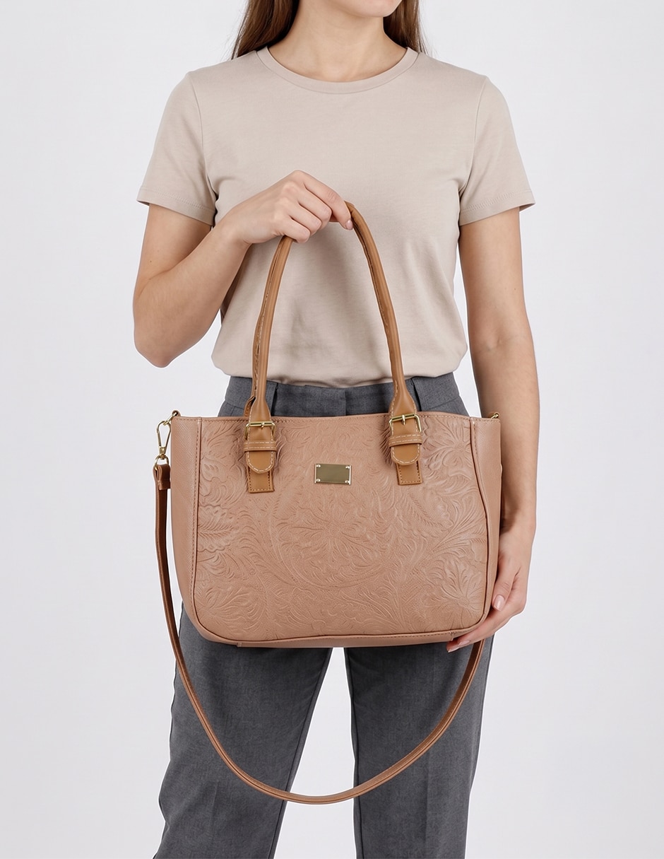 Bolsa tote Pequeños Productores de piel vegana para mujer 6