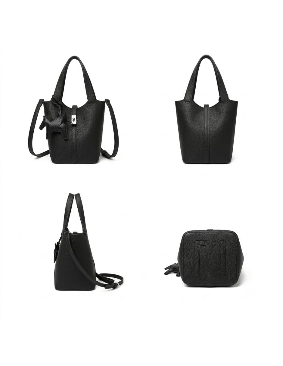 Bolsa bandolera de cuero para mujer