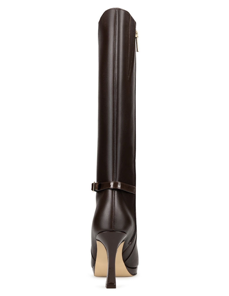 Bota abajo de la rodilla botas de piel para mujer 5