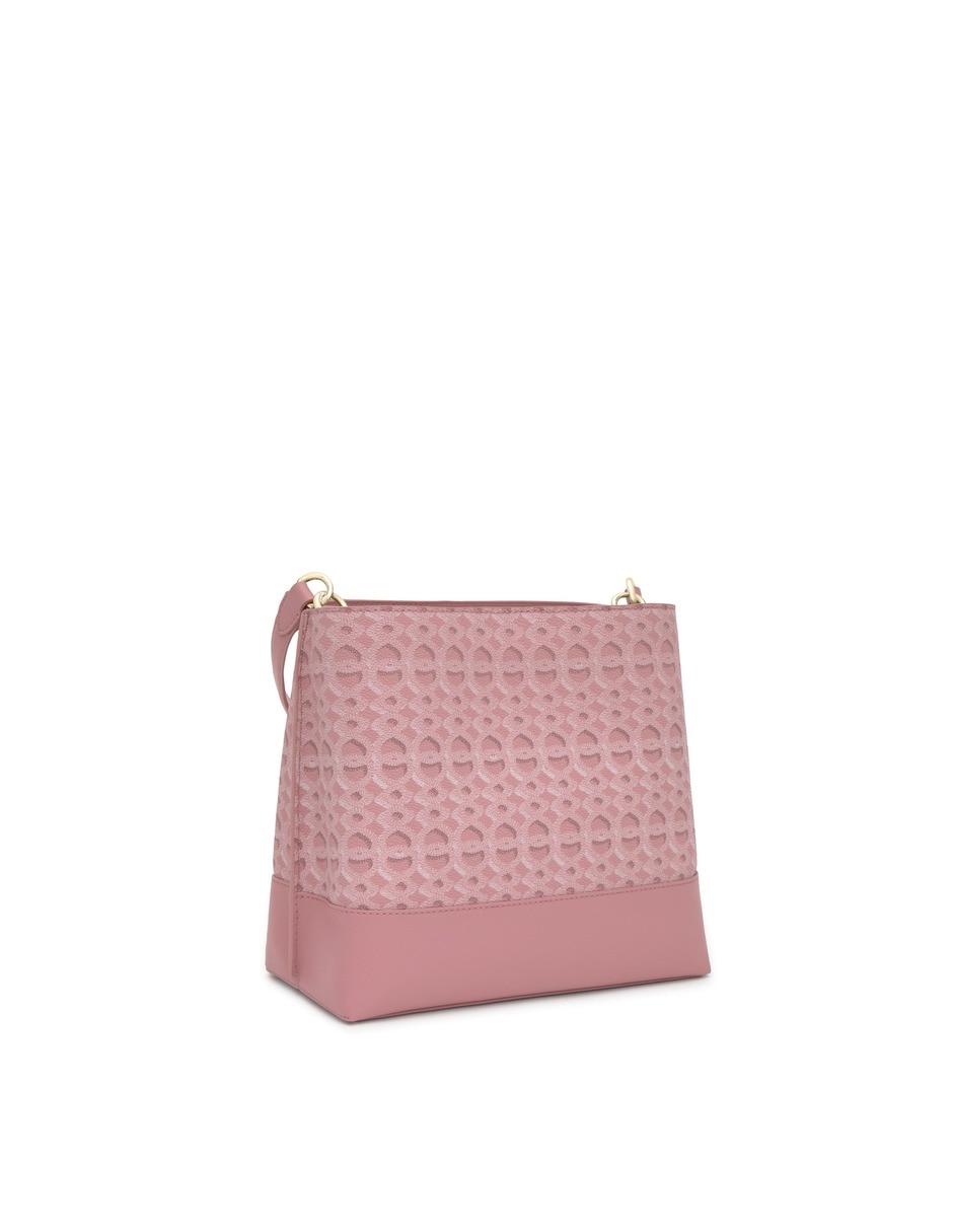 Bolsa satchel infinity de polar fleece para mujer 5