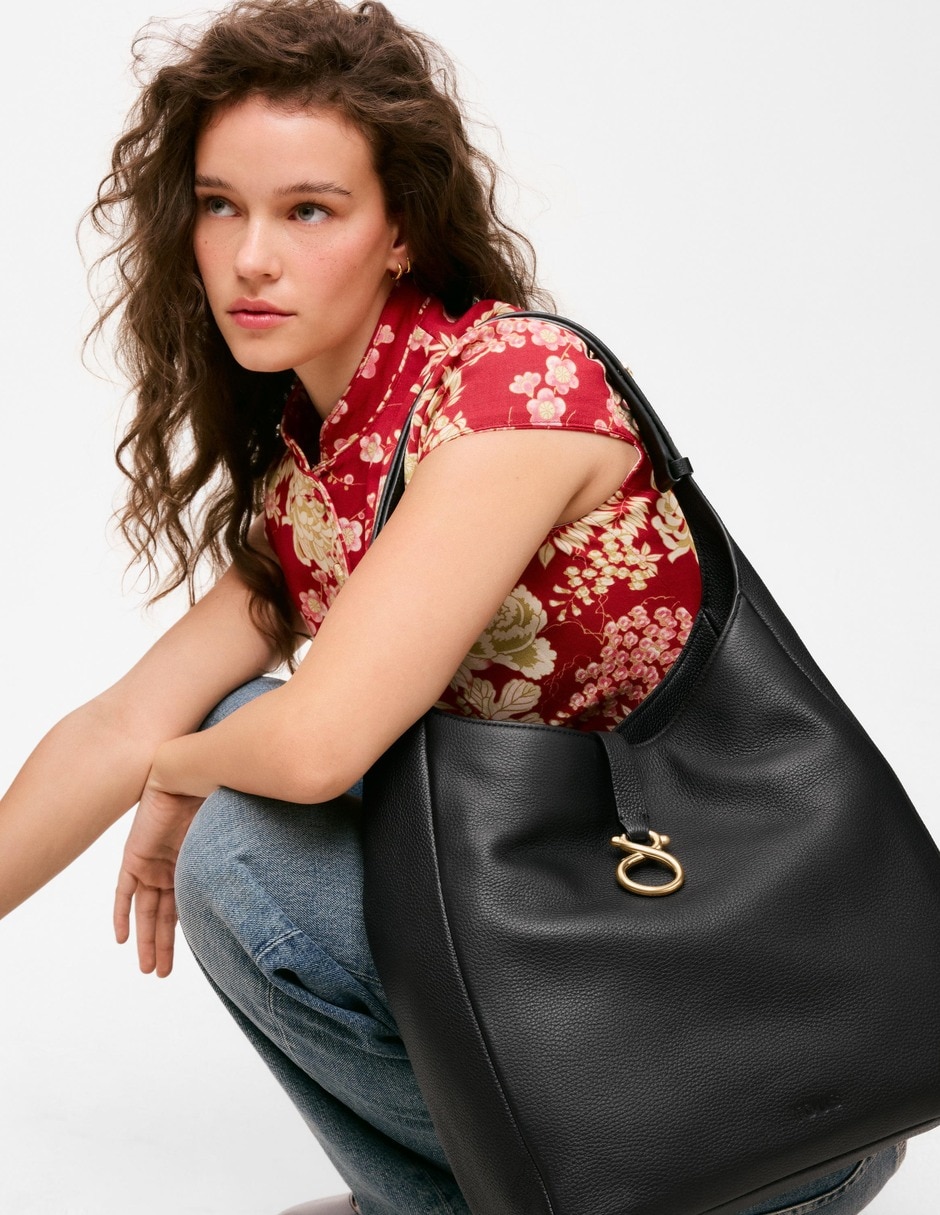Bolsa hobo infinity leather de piel para mujer 2