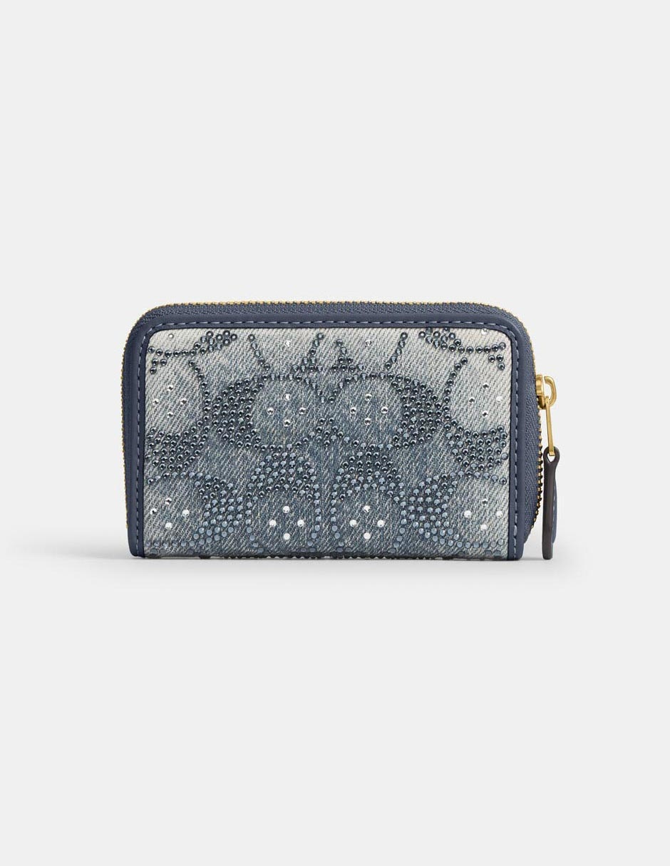 Tarjetero algodón small zip para mujer 2