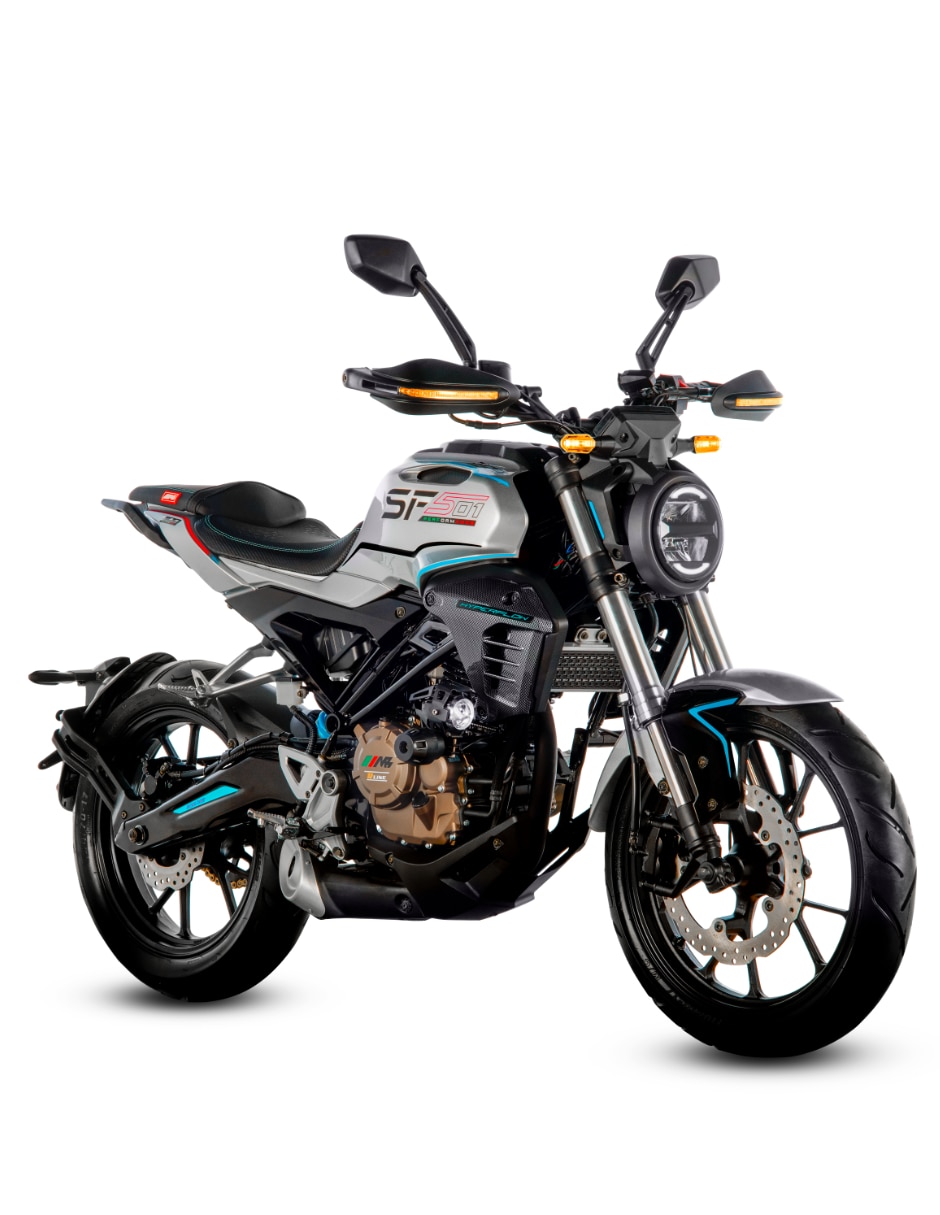 Motocicleta urbana SF501 300 PLATA 2027 Motocicleta urbana SF501 300 PLATA 2027