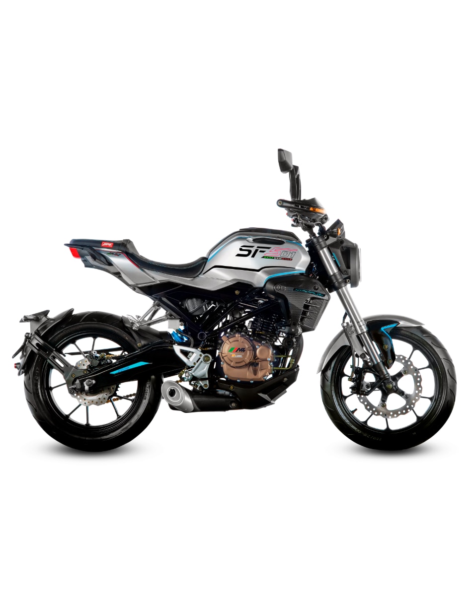 Motocicleta urbana SF501 300 PLATA 2027 7