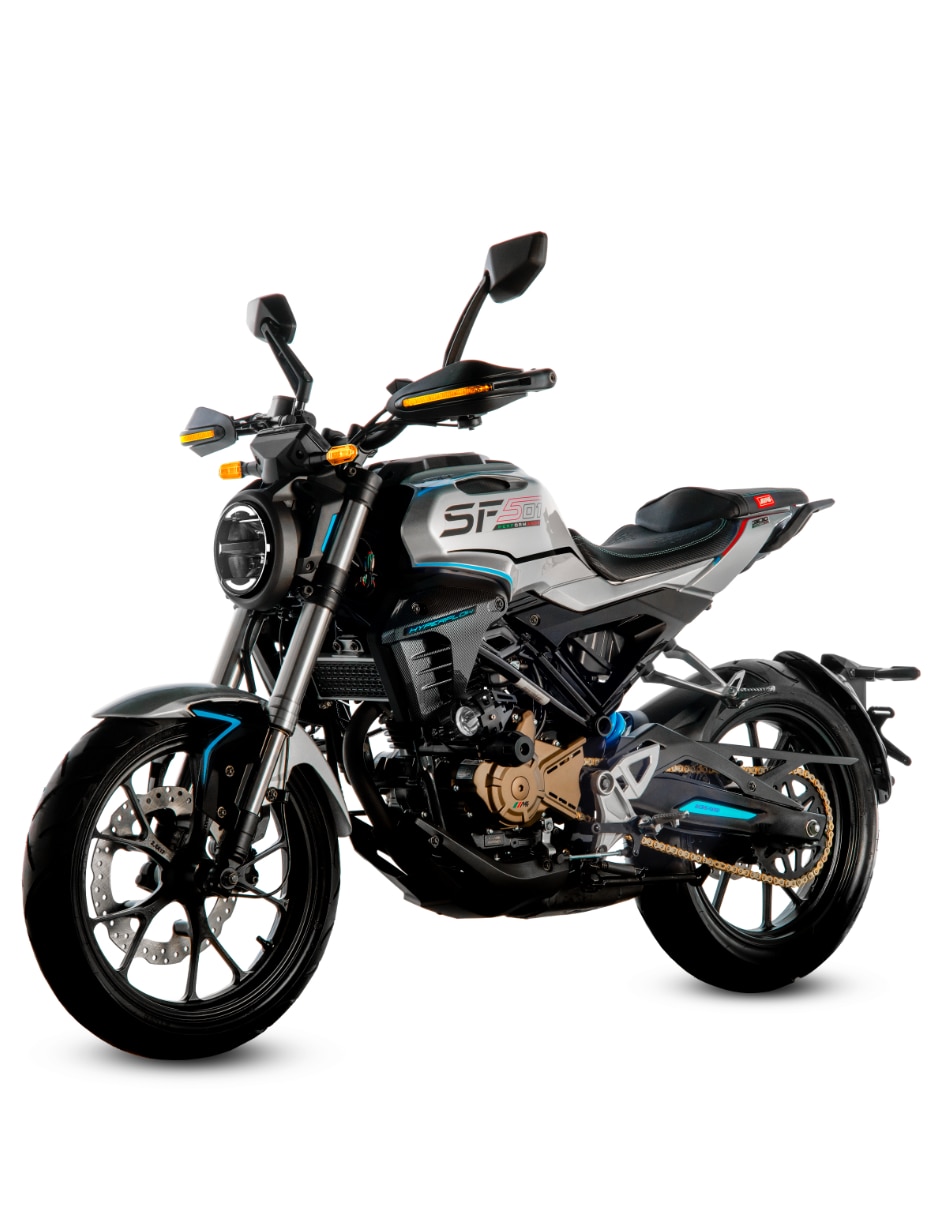 Motocicleta urbana SF501 300 PLATA 2027 4