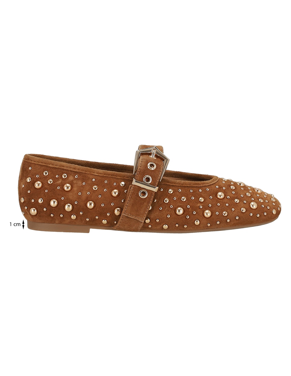 Balerina de piel para mujer 8