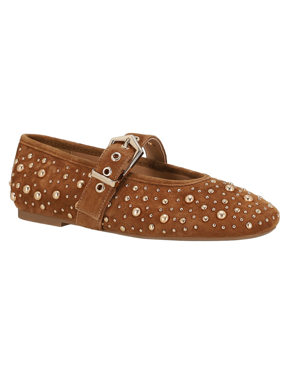 Balerina de piel para mujer