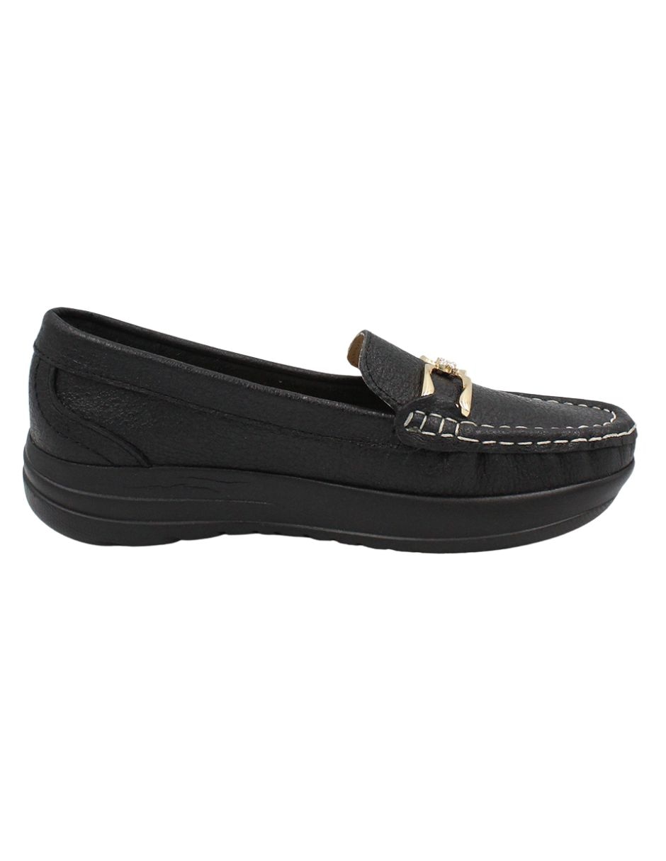 Mocasín sentíes de piel para mujer 3