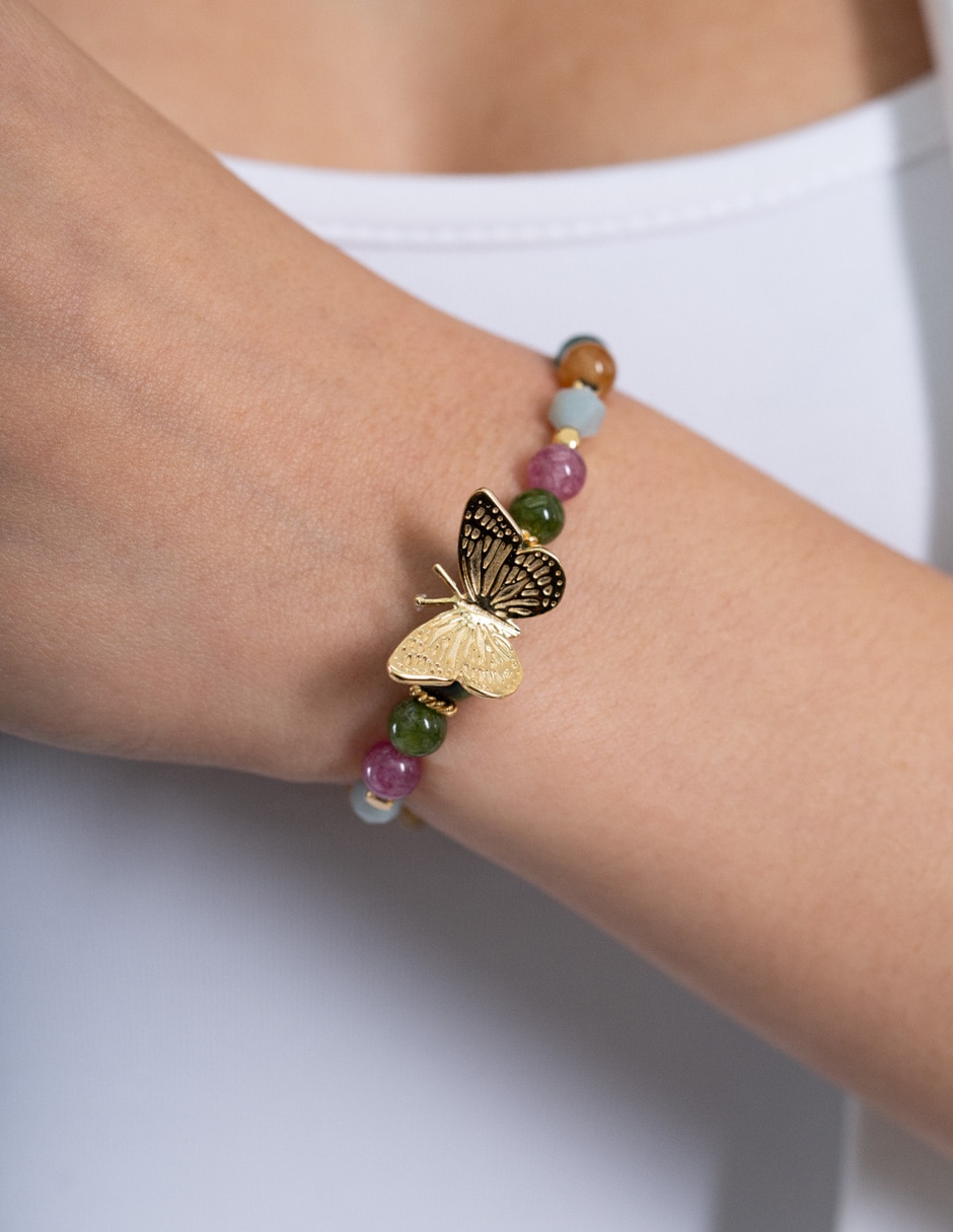 Pulsera 10 k mariposa