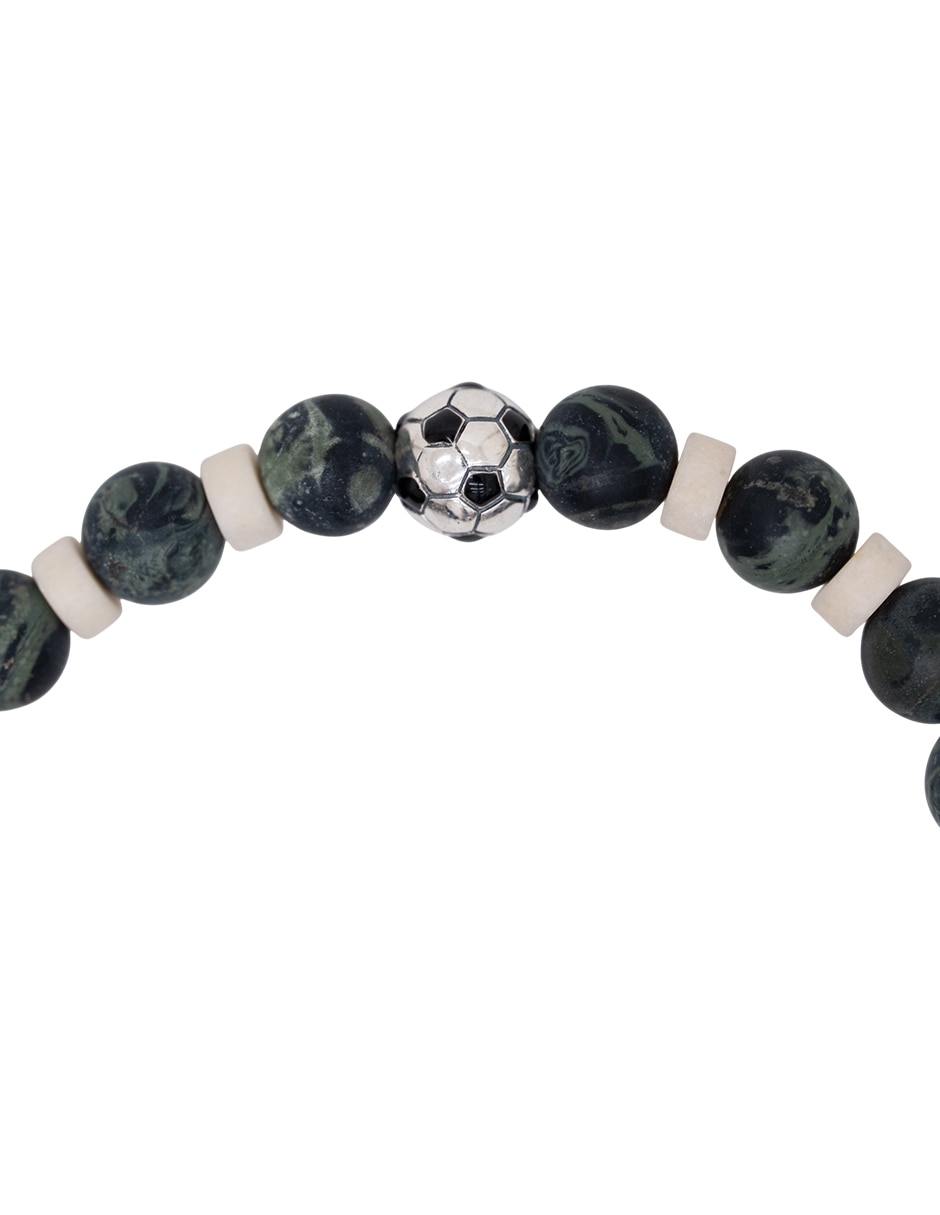 Pulsera de plata p 925 fútbol méxico