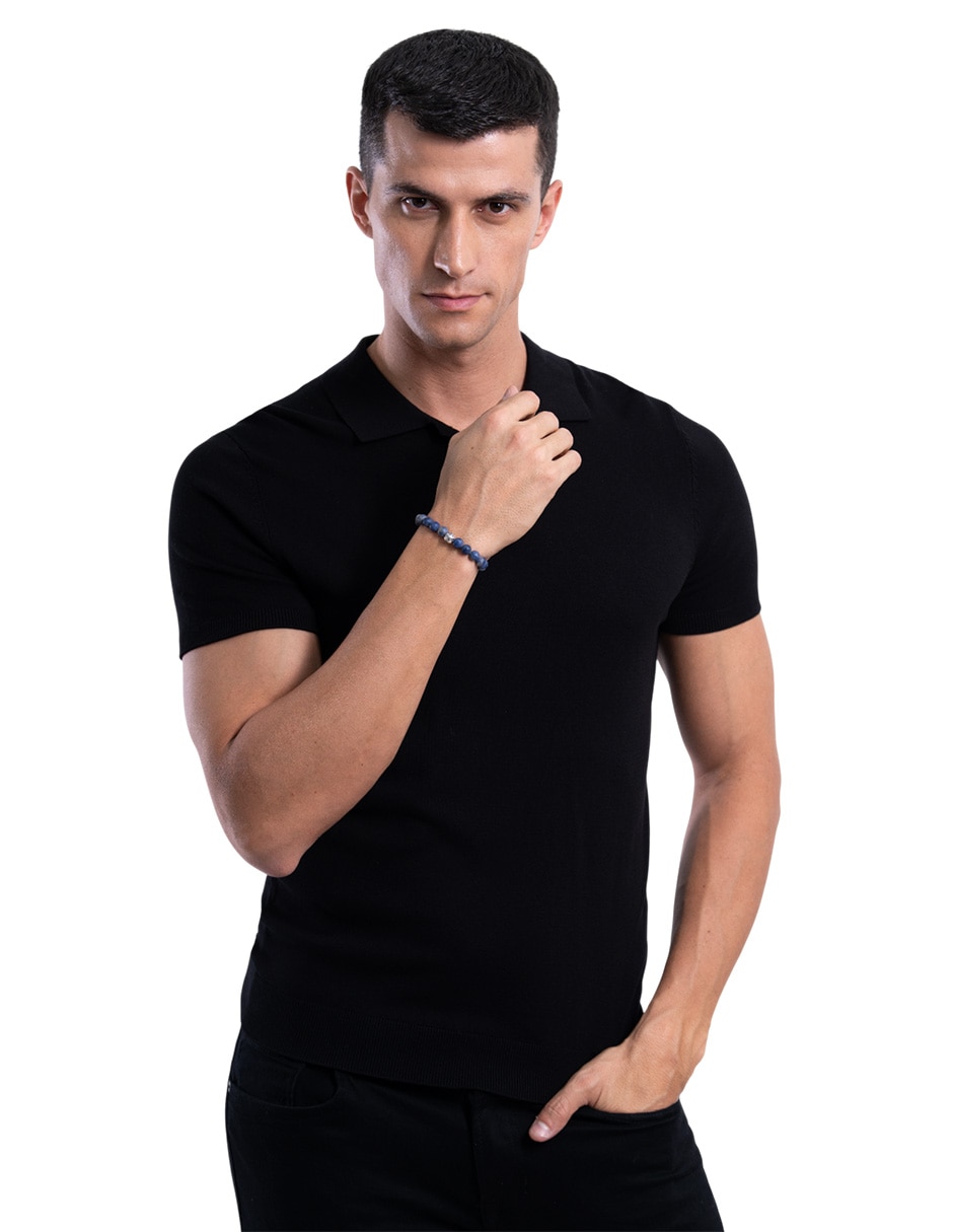 Pulsera de plata con hematita p 925 fútbol méxico