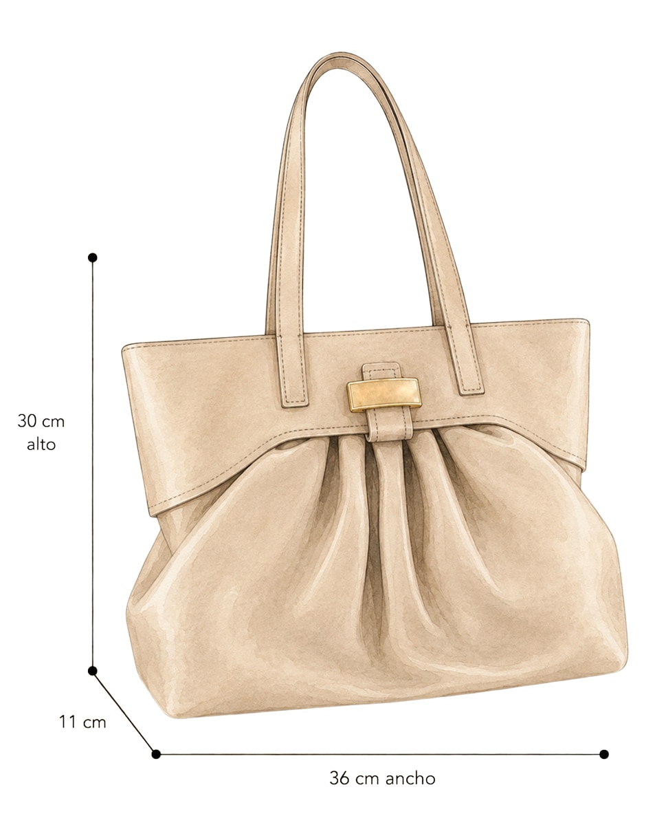 Bolsa satchel de piel para mujer 4