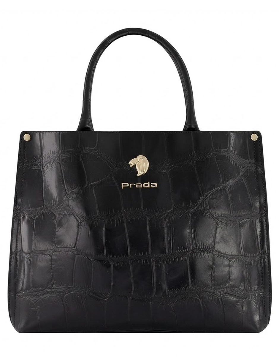 Bolsa shopper de piel para mujer