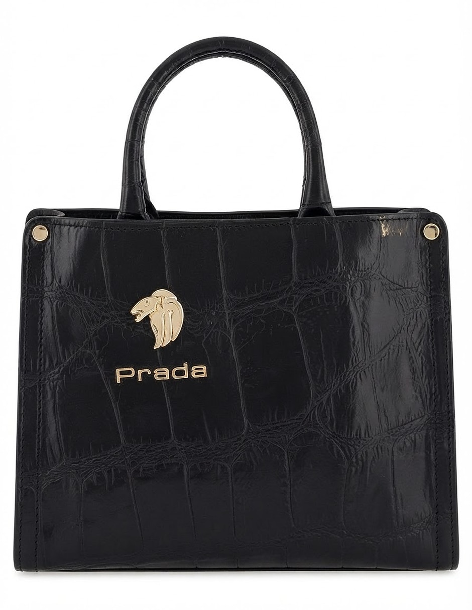 Bolsa shopper de piel para mujer 4