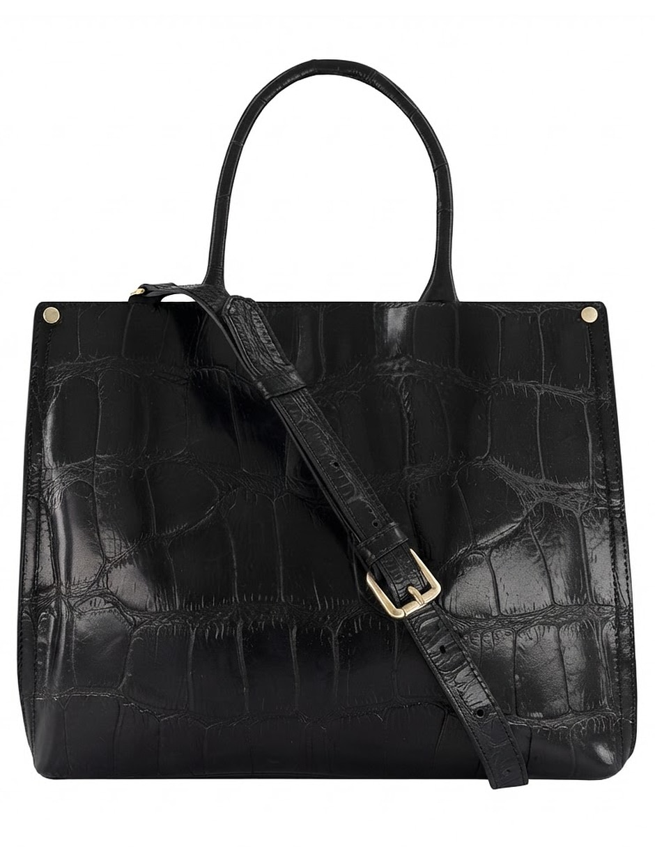 Bolsa shopper de piel para mujer 3