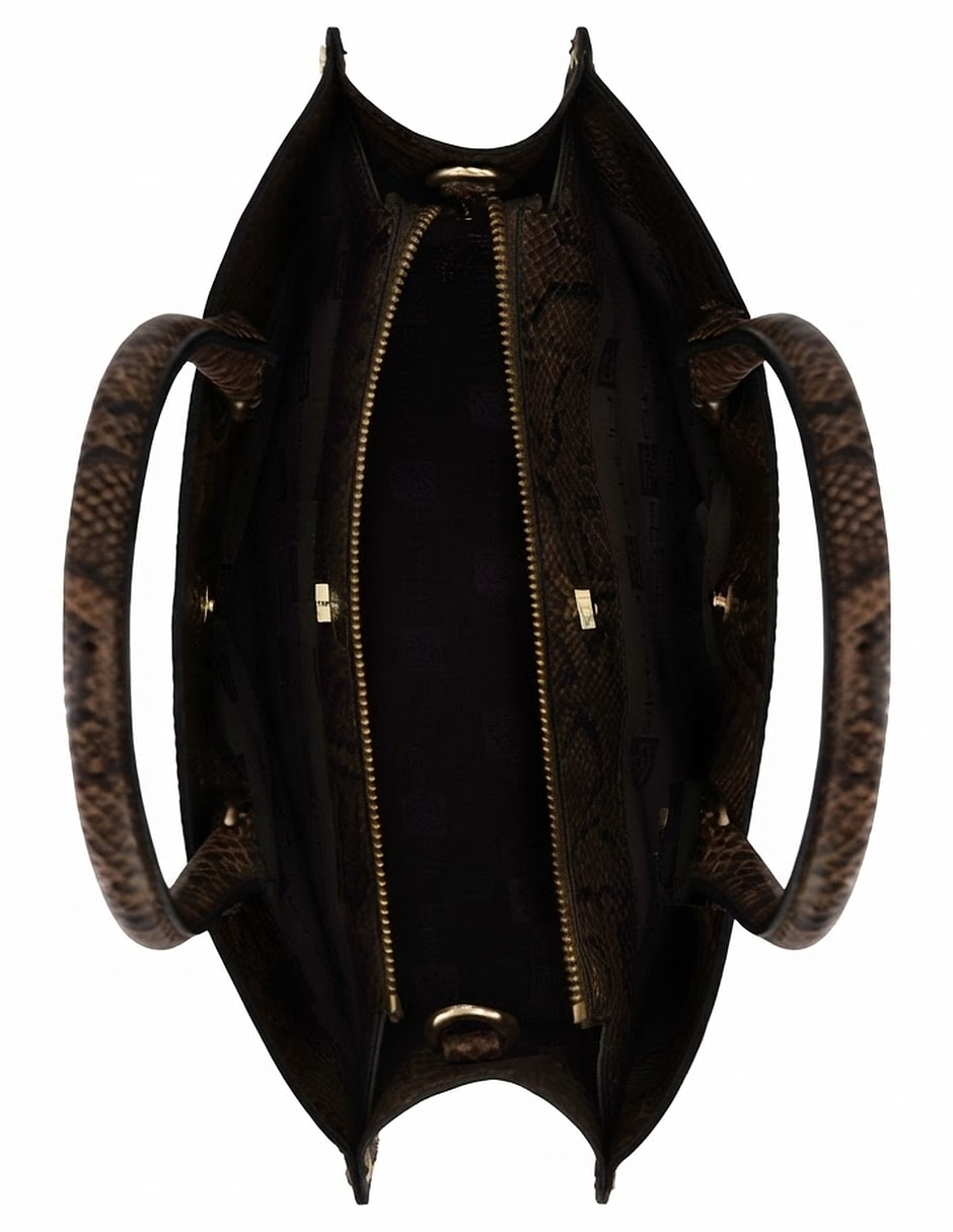 Bolsa shopper de piel para mujer 3