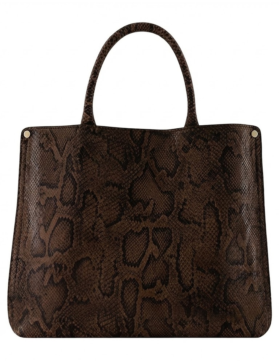Bolsa shopper de piel para mujer 2