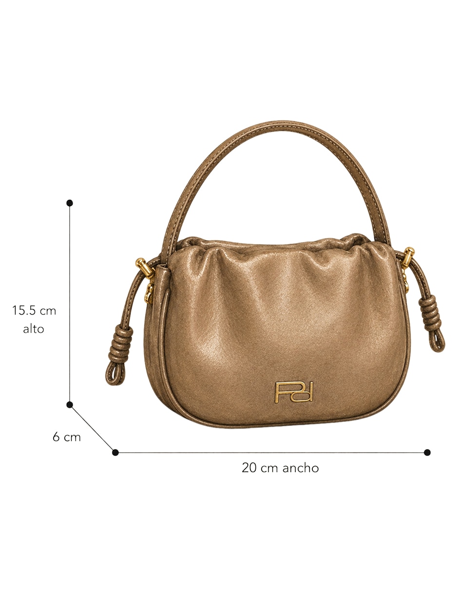 Bolsa shopper de piel para mujer 5