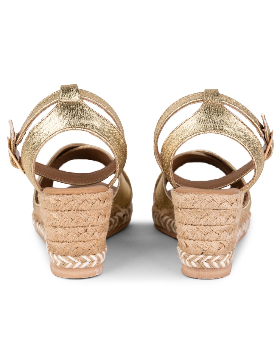 Sandalia Rocio Golden para mujer 4