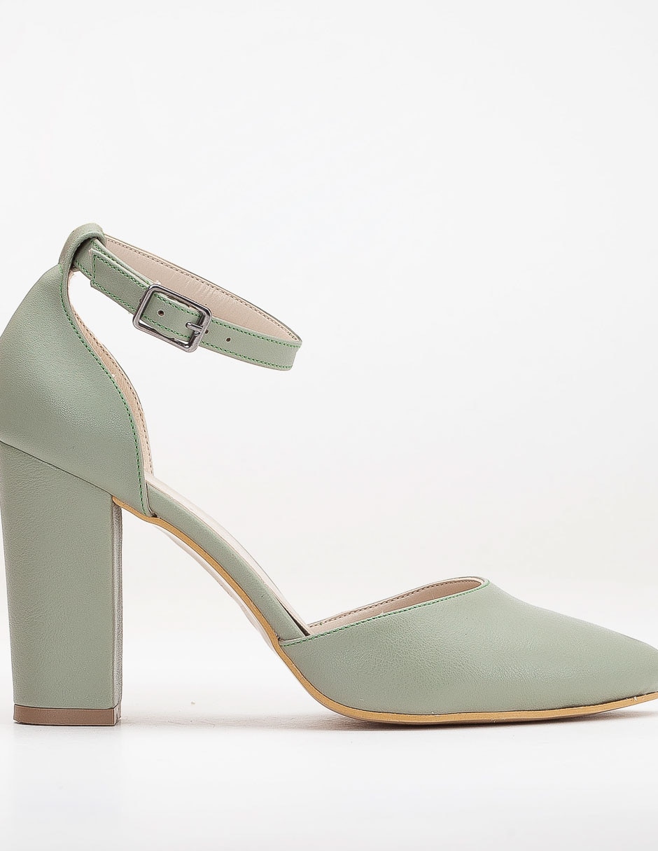 Zapato de tacón gisele de piel para mujer