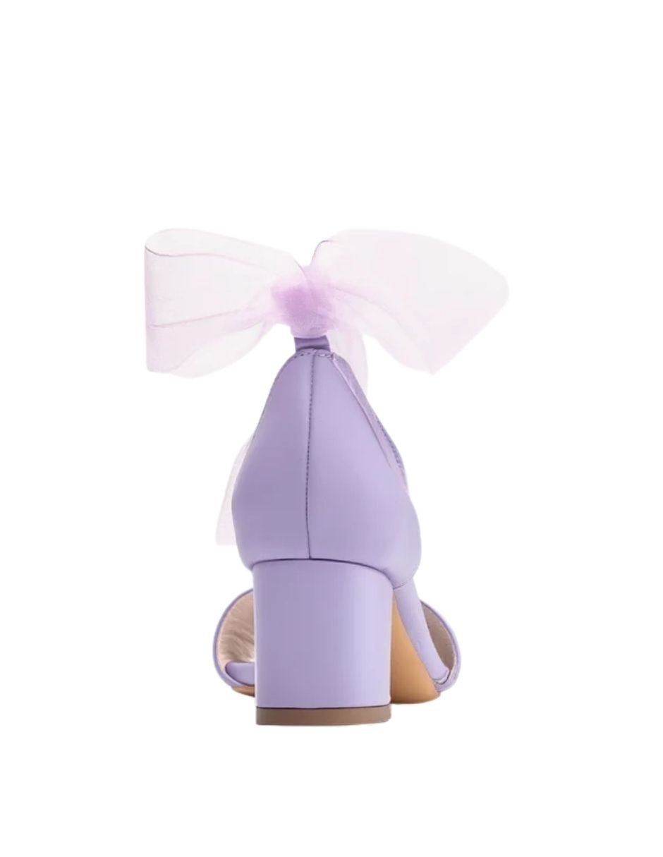 Zapato de tacón athena de piel para mujer 6
