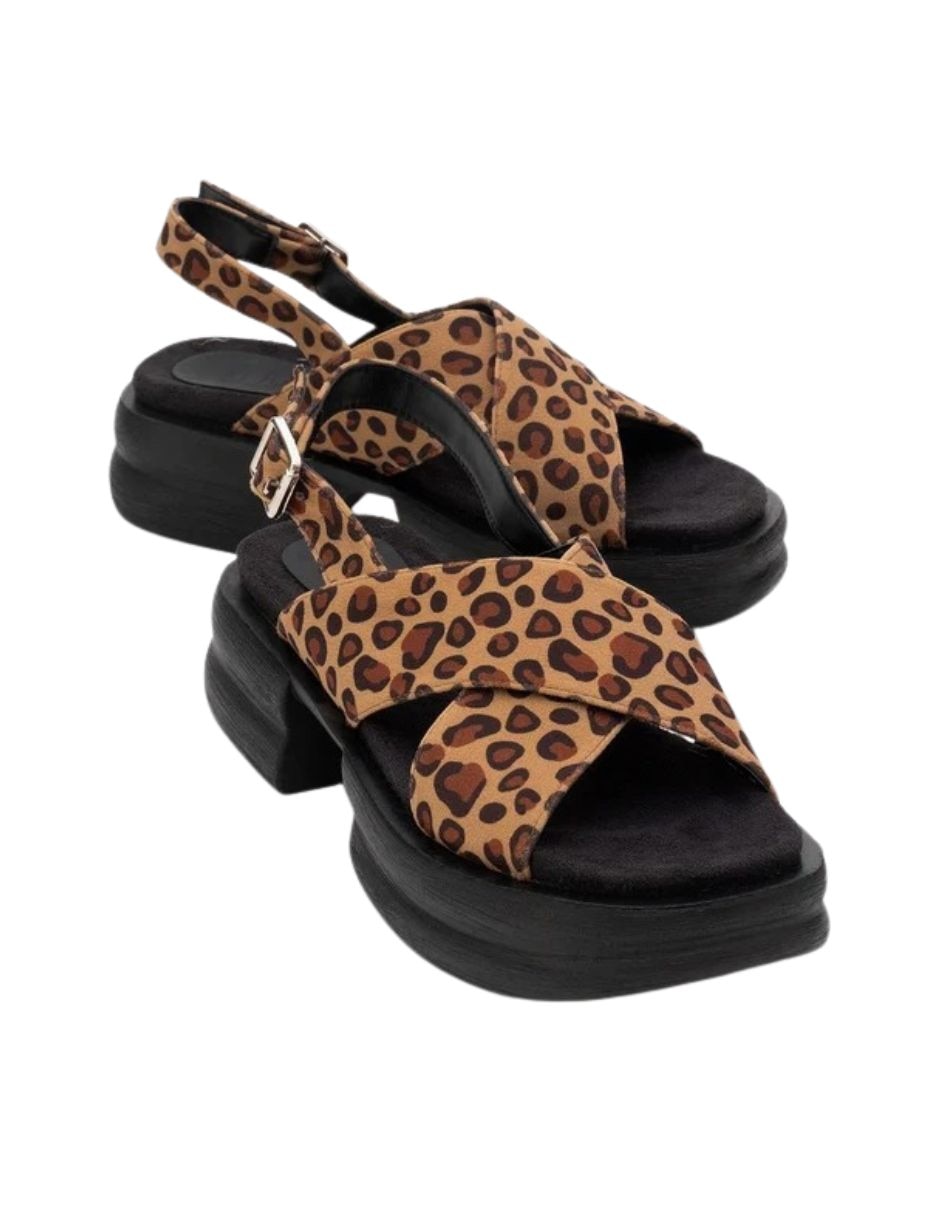 Zapato de tacón lungo de piel para mujer 3