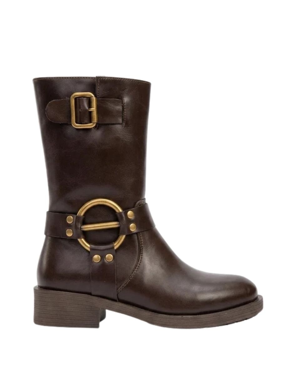 Zapato fies de piel para mujer 2