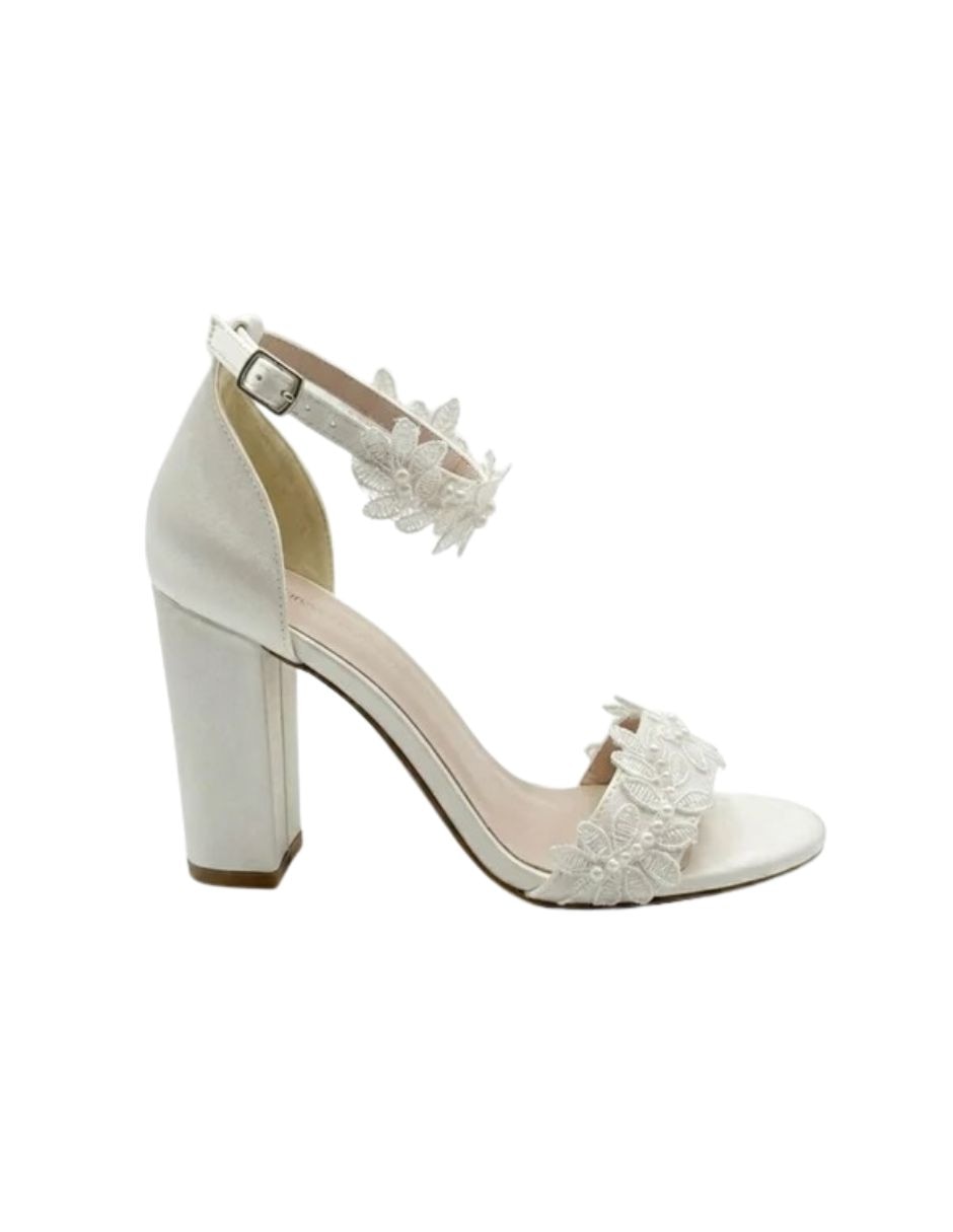 Zapato de tacón lirielle de piel para mujer 2