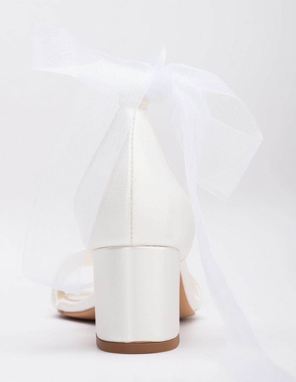 Zapato de tacón athena de piel para mujer 3