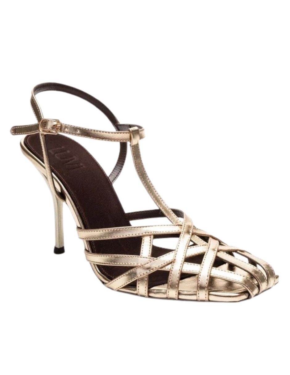 Zapato de tacón allos de piel para mujer