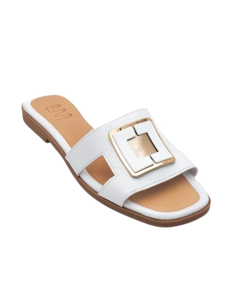 Zueco millie de piel para mujer Zueco millie de piel para mujer