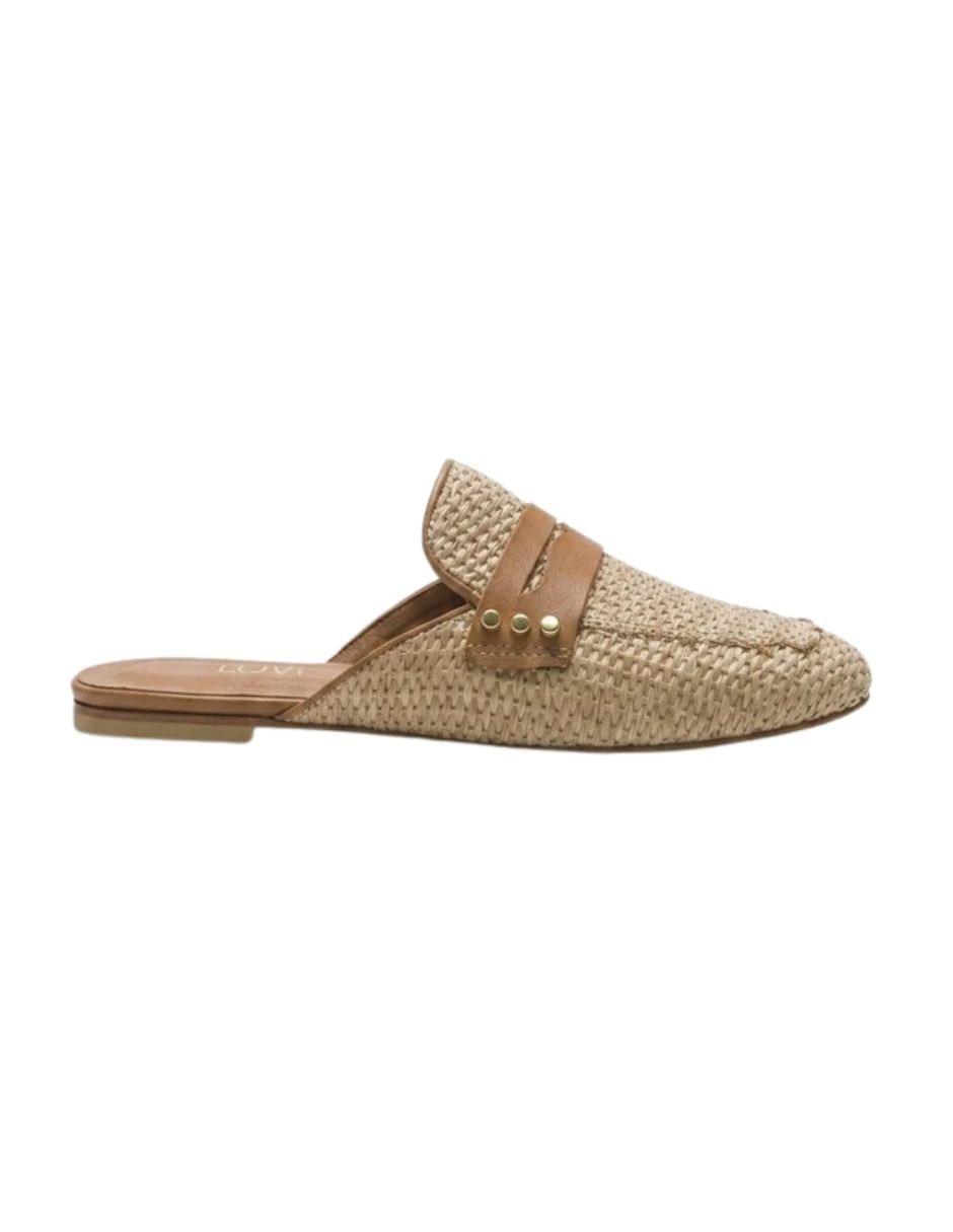 Zueco patrizia de piel para mujer 2