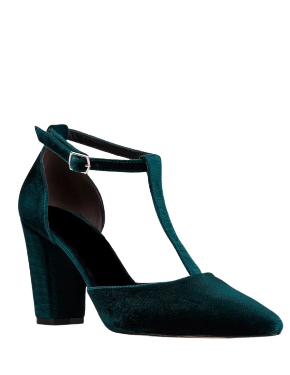 Zapato de tacón angelique de piel para mujer