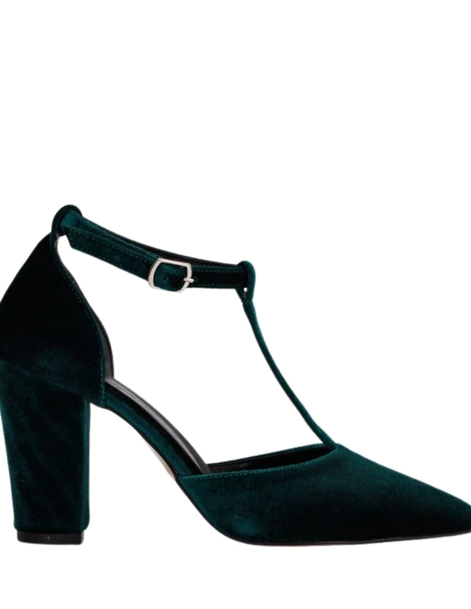 Zapato de tacón angelique de piel para mujer