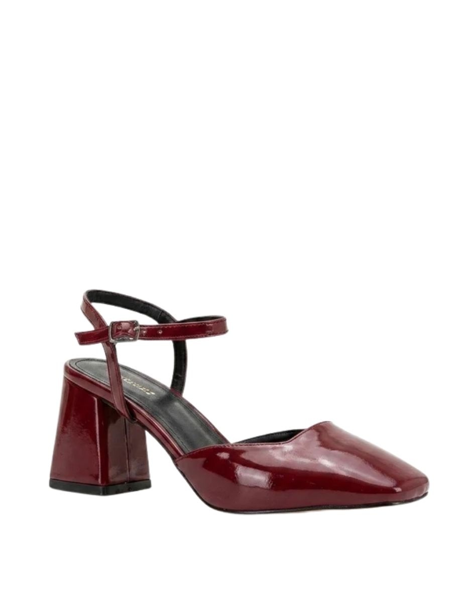 Zapato de tacón kayla de piel para mujer 1