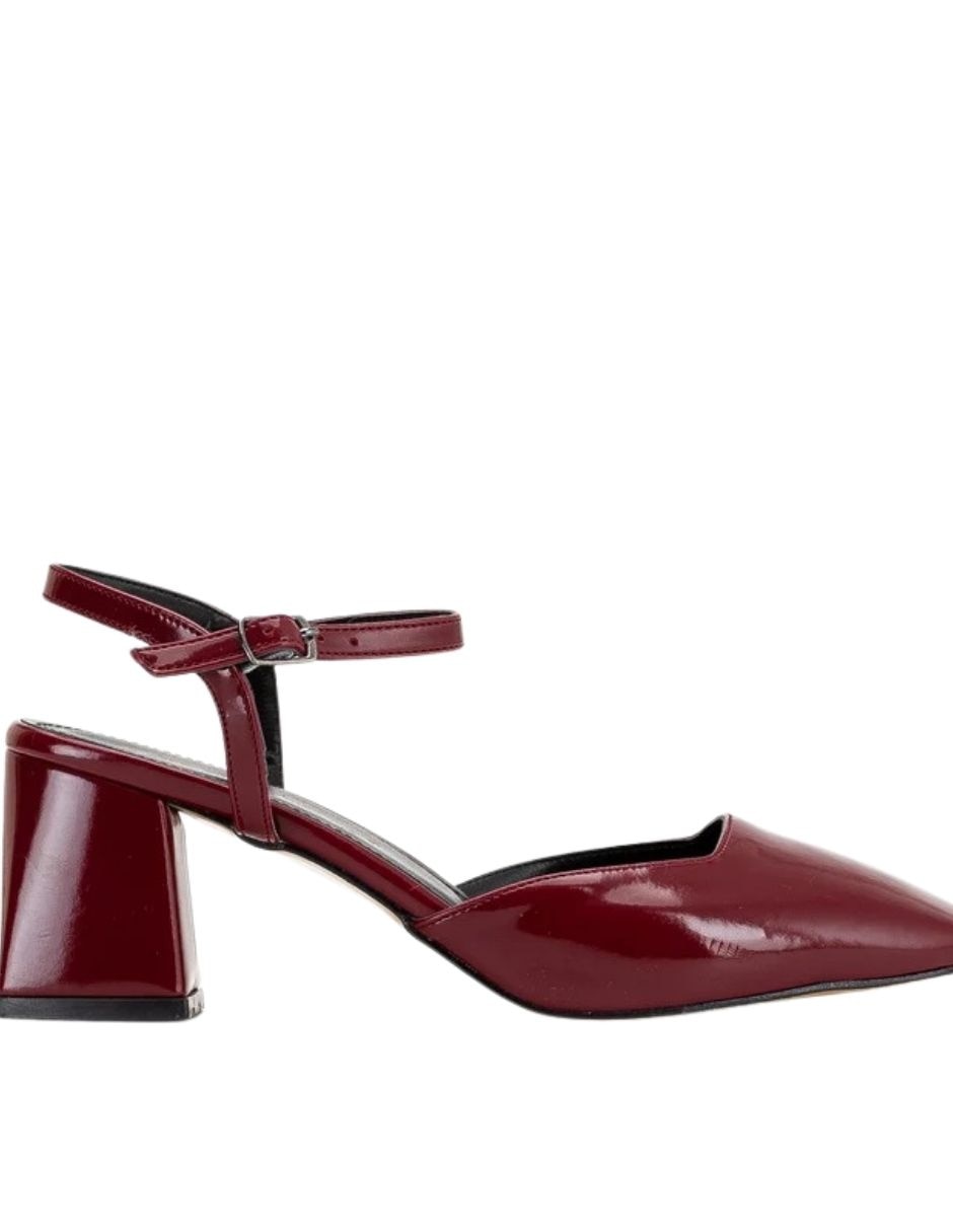 Zapato de tacón kayla de piel para mujer 3
