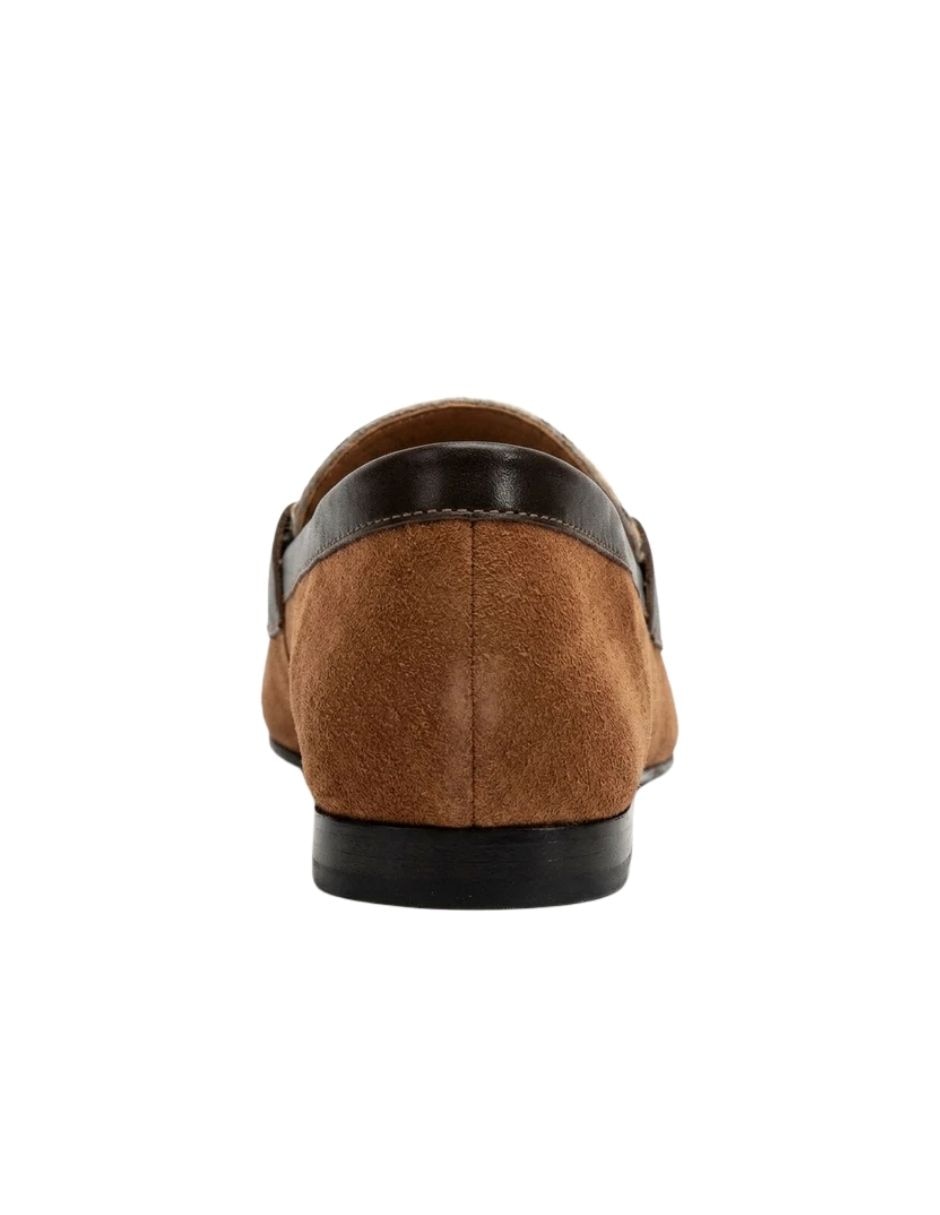 Mocasín mabel de piel para mujer
